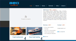 Desktop Screenshot of aeologistics.com